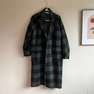 12th tribe coat. Olive green and black